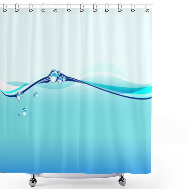 Personality  Water Vector Splash Shower Curtains