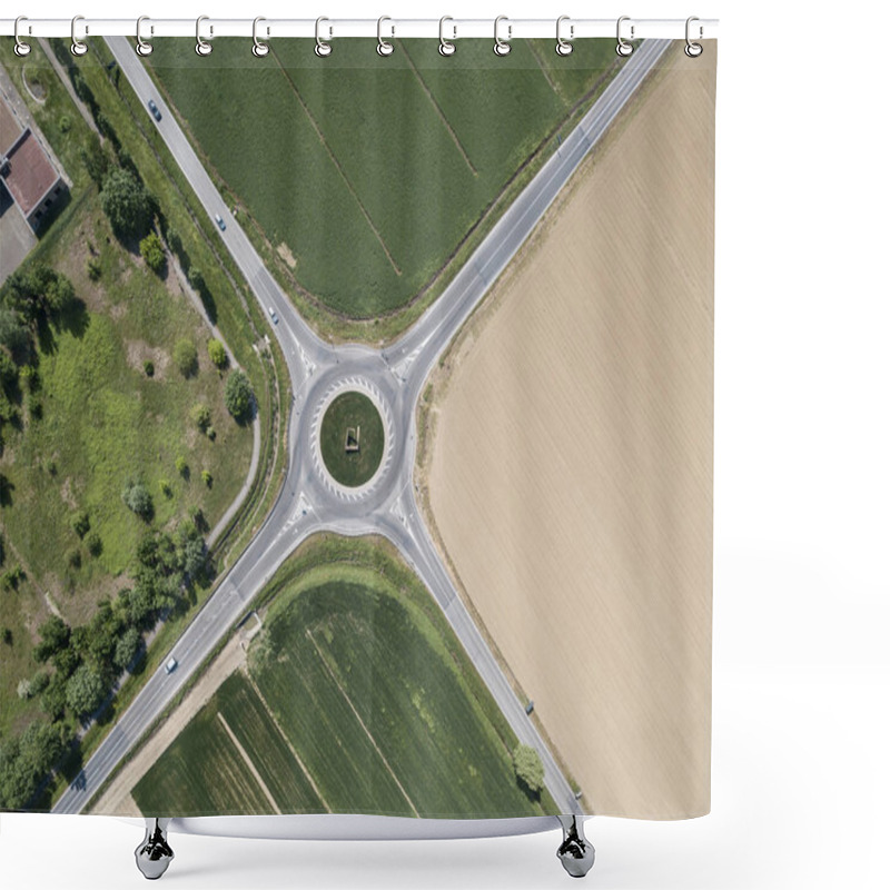 Personality  Roundabout Shower Curtains