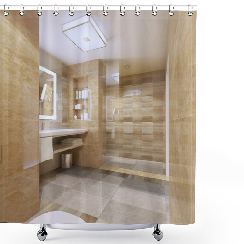 Personality  Contemporary Design Of Bathroom Shower Curtains