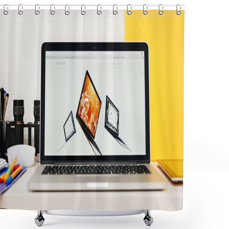 Personality  Apple Launches Apple Watch, MacBook Retina And Medical Research  Shower Curtains