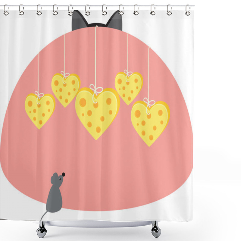 Personality  Mousetrap Shower Curtains