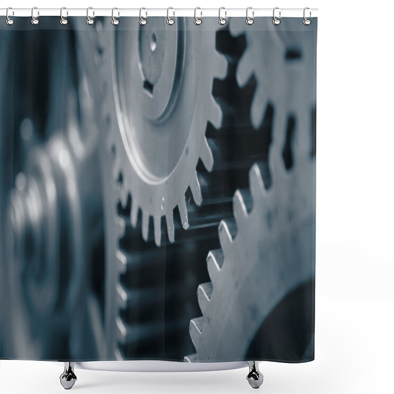 Personality  Cog Wheels Shower Curtains