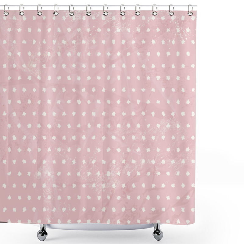 Personality  Polka Dots Background Shower Curtains