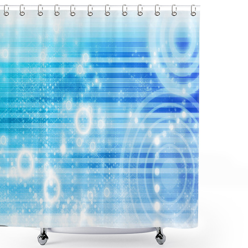 Personality  Social Networking Map Concept Of Friends Or Links Shower Curtains