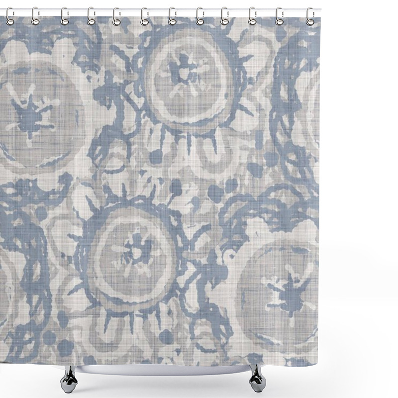 Personality  Watercolor Farmhouse Flower Motif Background. Hand Painted Earthy Whimsical Seamless Pattern. Modern Floral Linen Textile For Spring Summer Home Decor. Decorative Scandi Style Nature All Over Print Shower Curtains