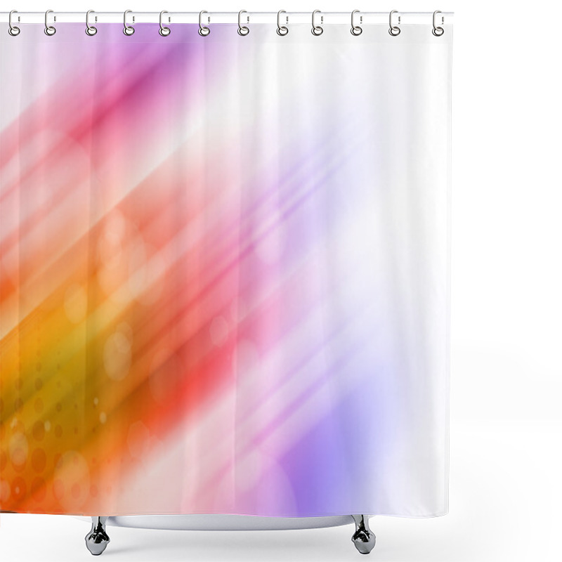 Personality  Blurred Background Shower Curtains