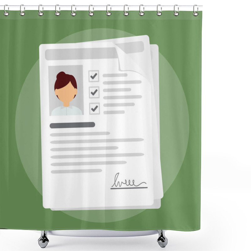 Personality  Documents With Personal Shower Curtains