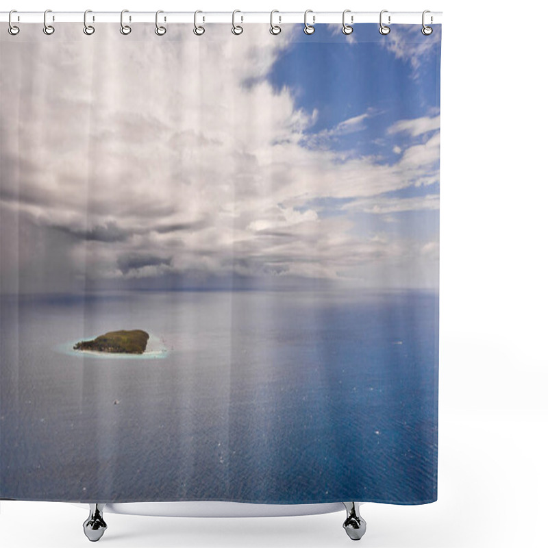 Personality  Tropical Island In The Open Sea. Sumilon Island, Philippines Shower Curtains