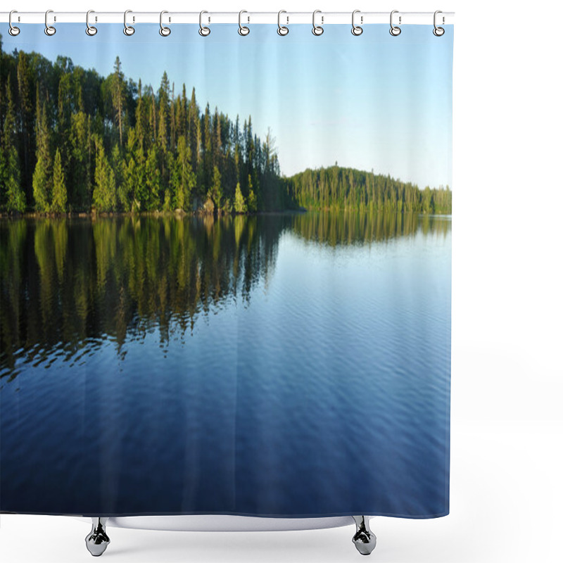 Personality  Reflections On A Wilderness Lake Shower Curtains