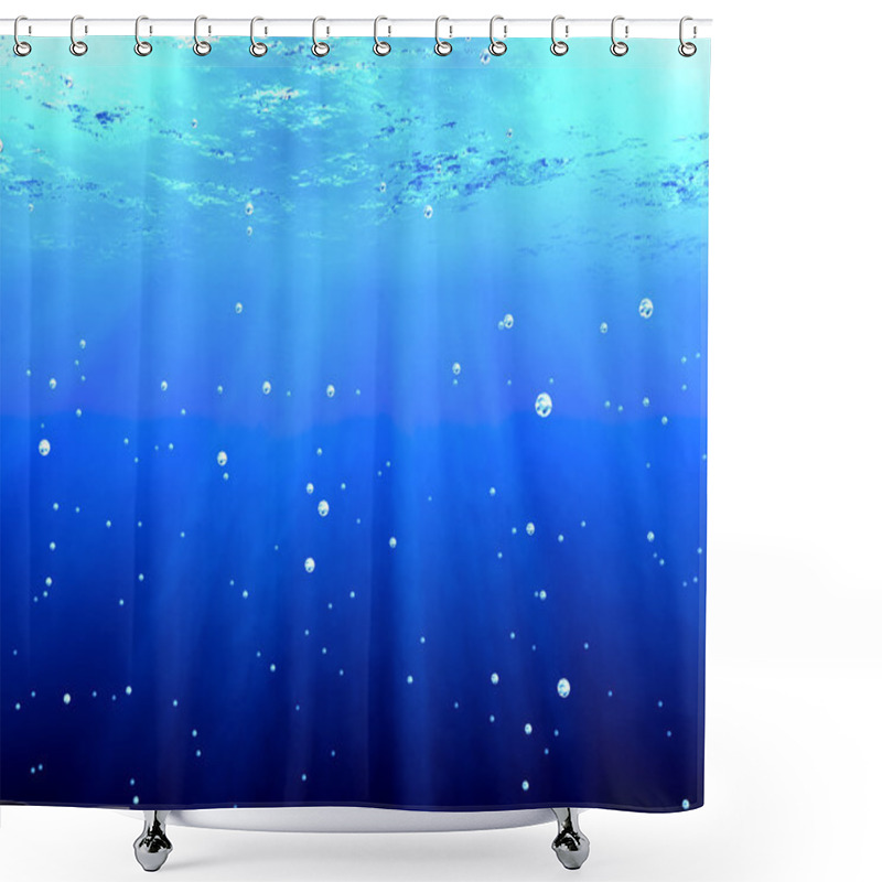 Personality  Underwater Scene Shower Curtains