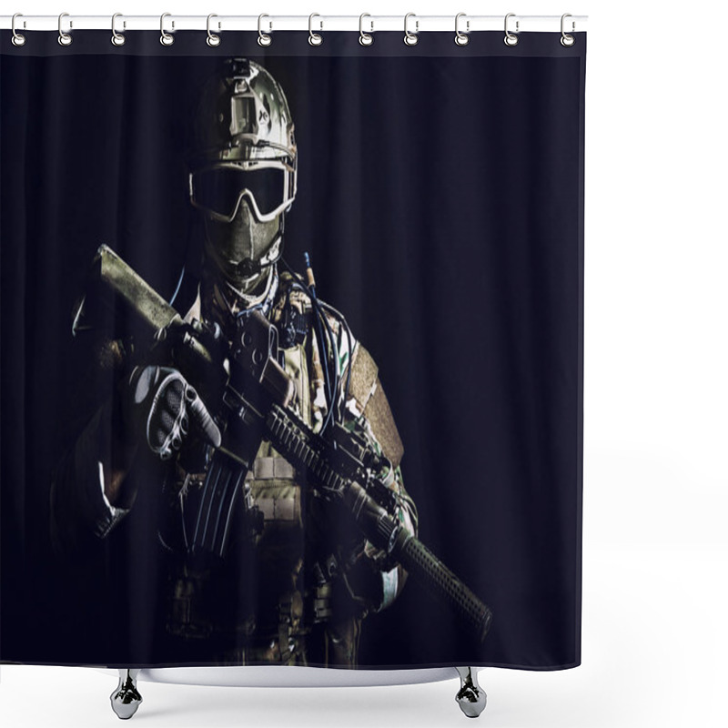 Personality  Special Forces Soldier Shower Curtains