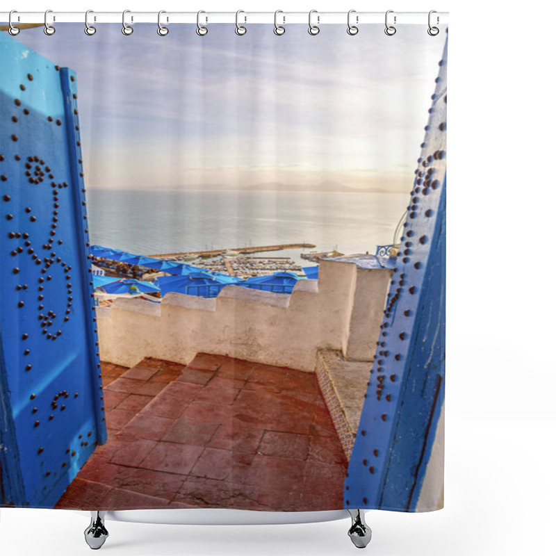 Personality  Sidi Bou Said, Tunisia Shower Curtains