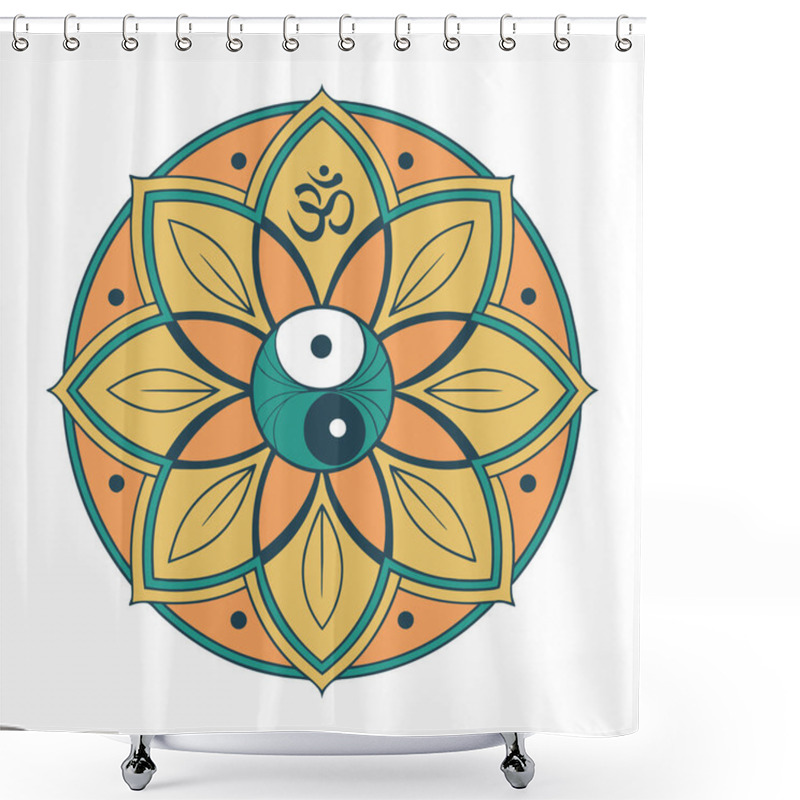 Personality   Mandalas And Their Connection To The Universe Shower Curtains