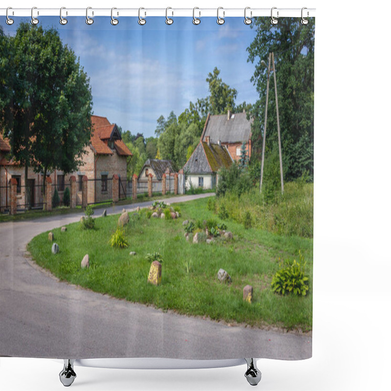 Personality  Szymbark Village In Poland Shower Curtains