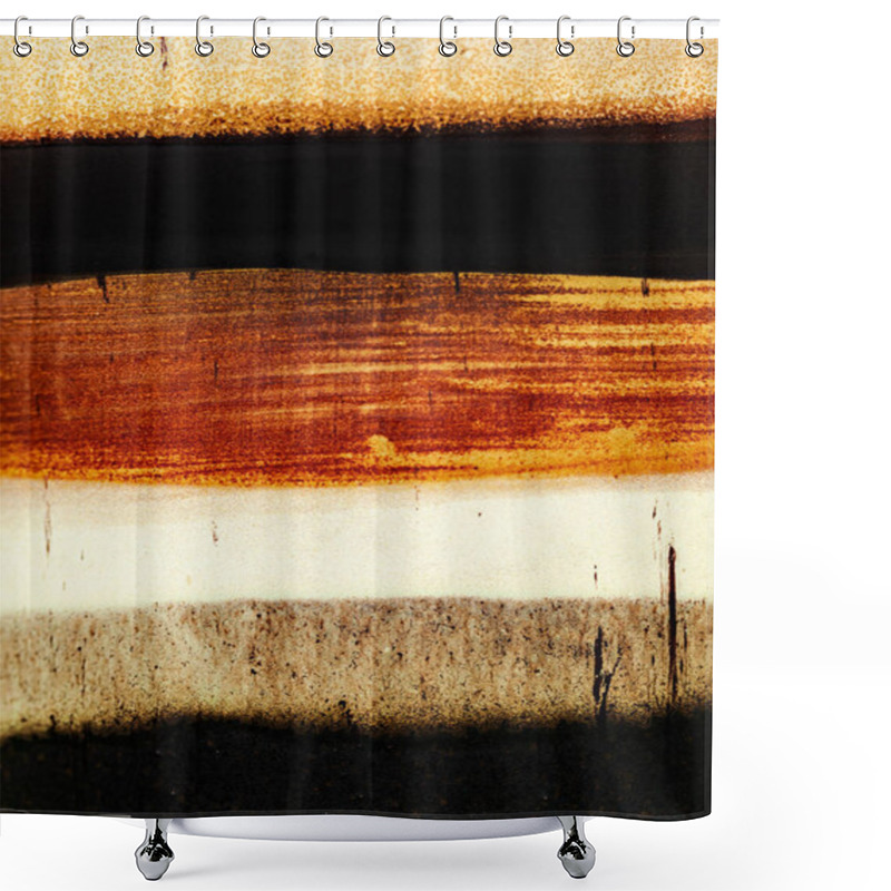 Personality  Art Abstract Of Geometric Grunge Textured Background. Shower Curtains