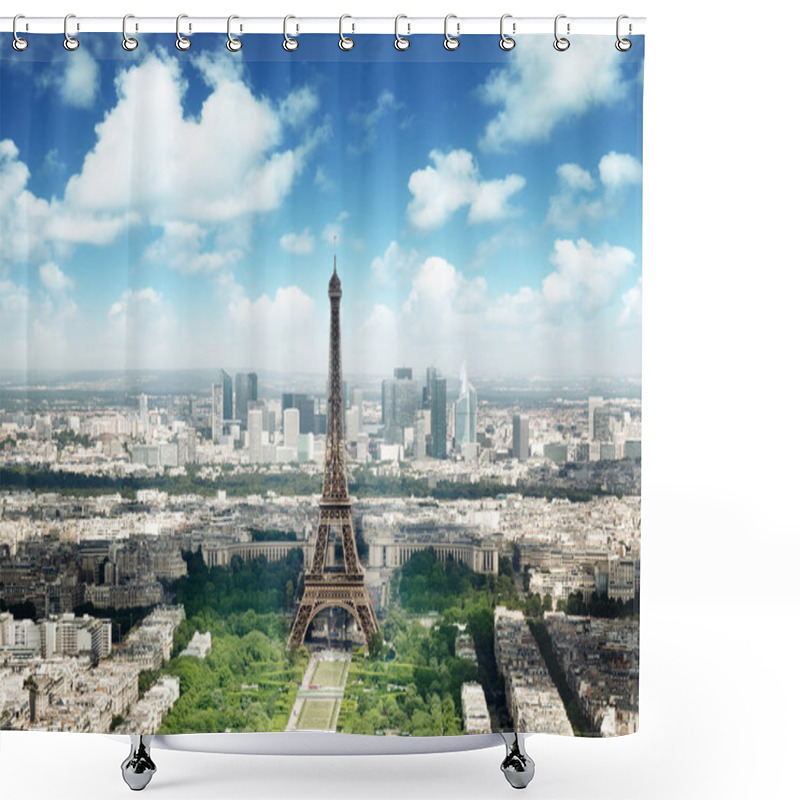 Personality  Eiffel Tower In Paris, France Shower Curtains