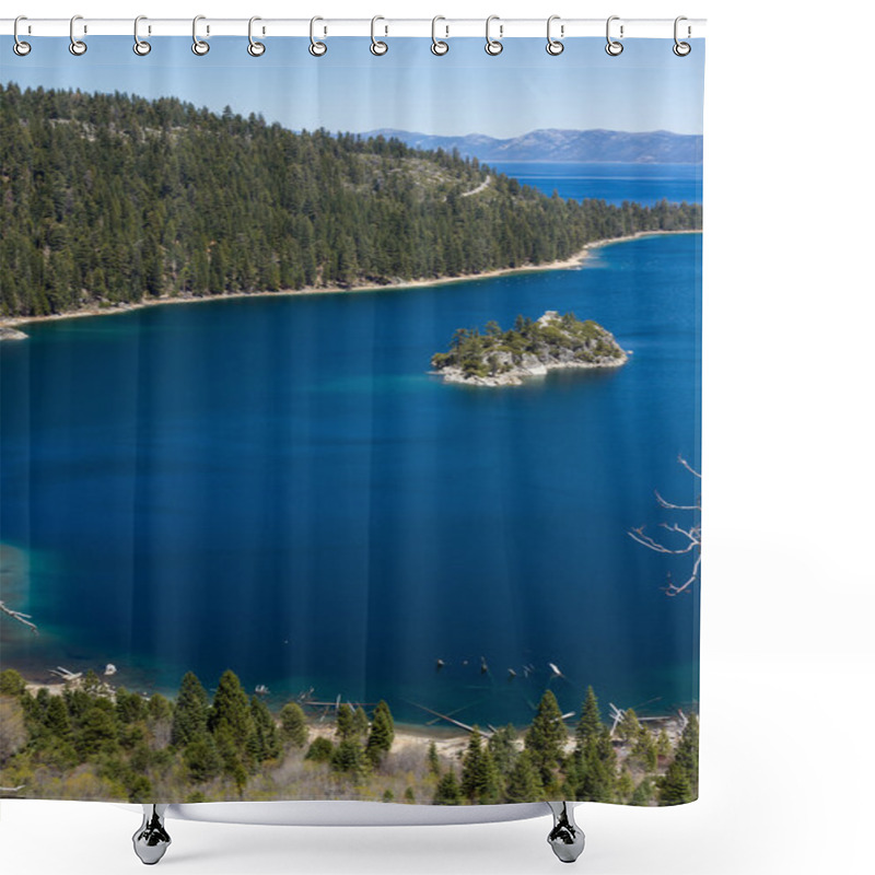 Personality  Emerald Bay, Lake Tahoe Shower Curtains