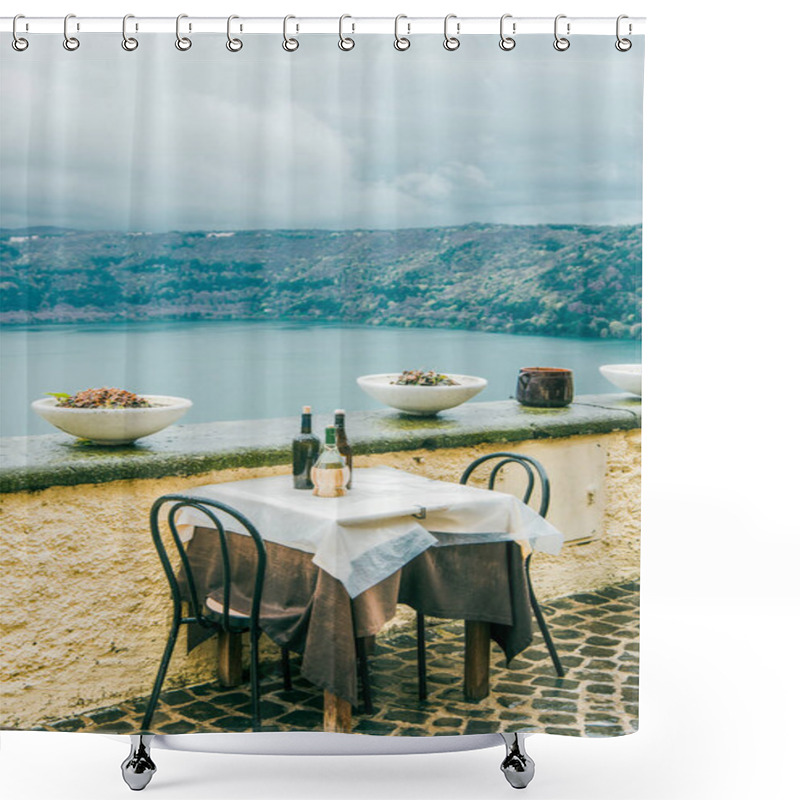 Personality  Albano Lake Shower Curtains