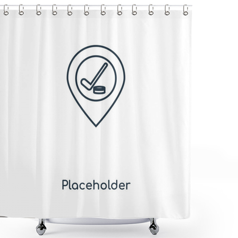 Personality  Placeholder Icon In Trendy Design Style. Placeholder Icon Isolated On White Background. Placeholder Vector Icon Simple And Modern Flat Symbol For Web Site, Mobile, Logo, App, UI. Placeholder Icon Vector Illustration, EPS10. Shower Curtains