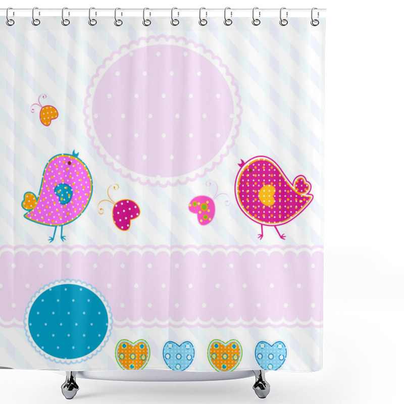 Personality  Funny Frame Shower Curtains