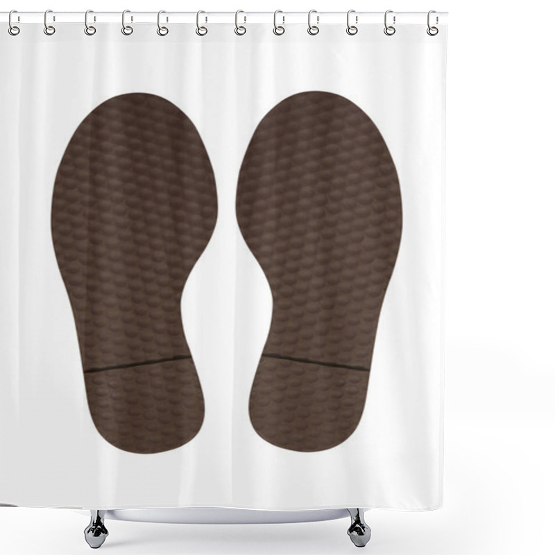 Personality  Shoe Soles Shower Curtains