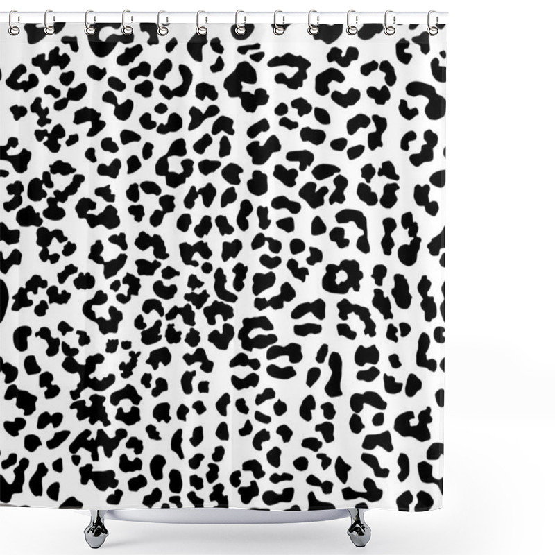 Personality  Seamless Leopard Pattern Shower Curtains