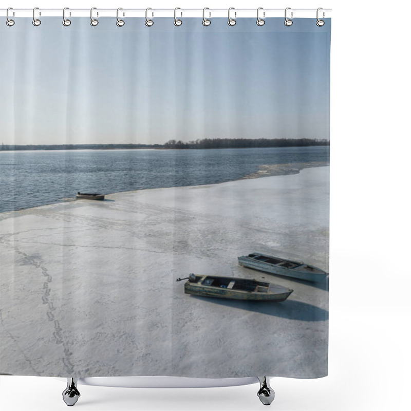 Personality  Boats Shower Curtains