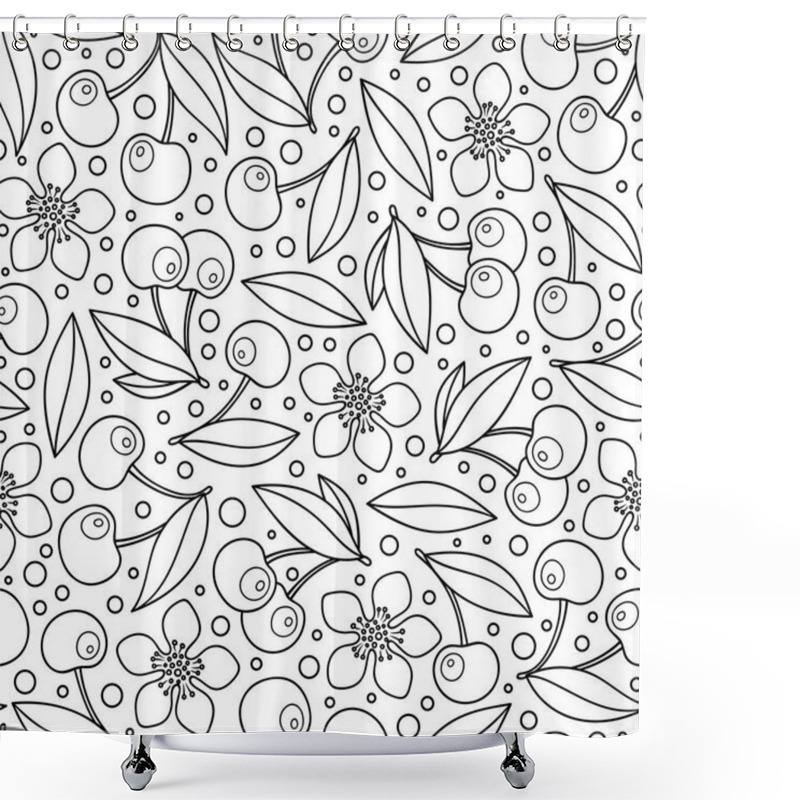 Personality  Seamless Background In Doodle Style. Shower Curtains