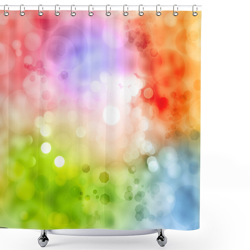 Personality  Abstract Background Shower Curtains