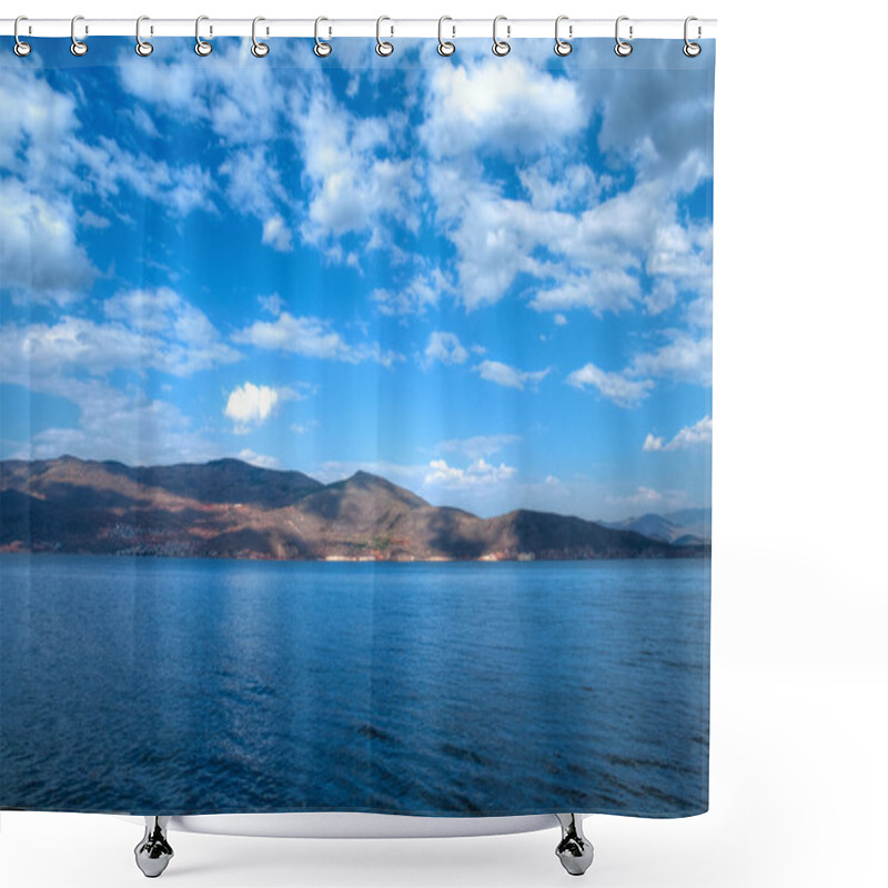 Personality  Lake Shower Curtains