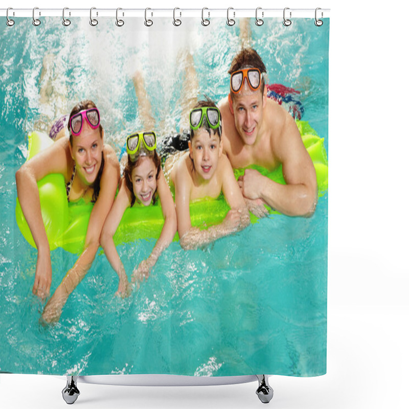 Personality  Family On Matress Shower Curtains