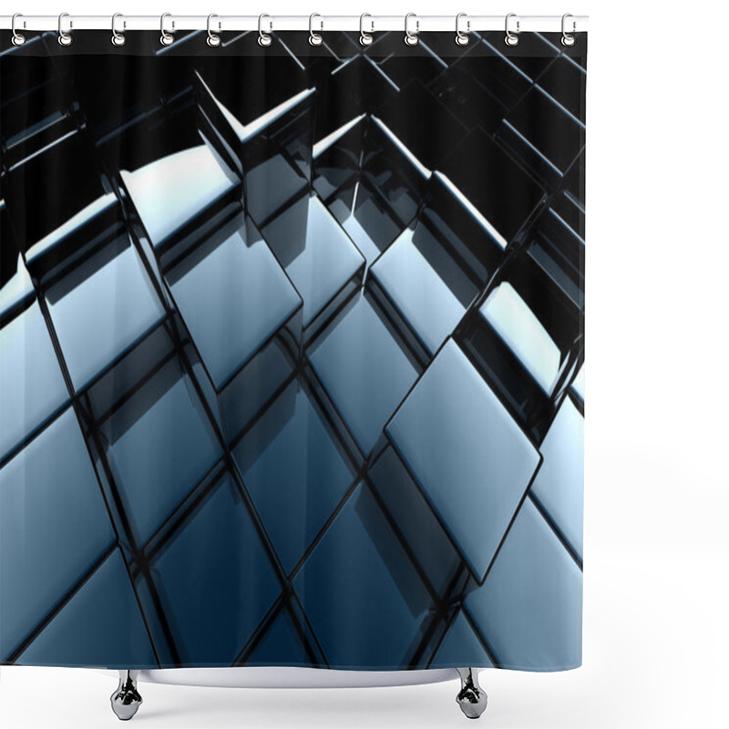 Personality  3d Abstract Background Shower Curtains