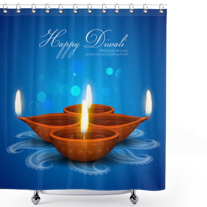 Personality  Diwali Holiday Background Shower Curtains