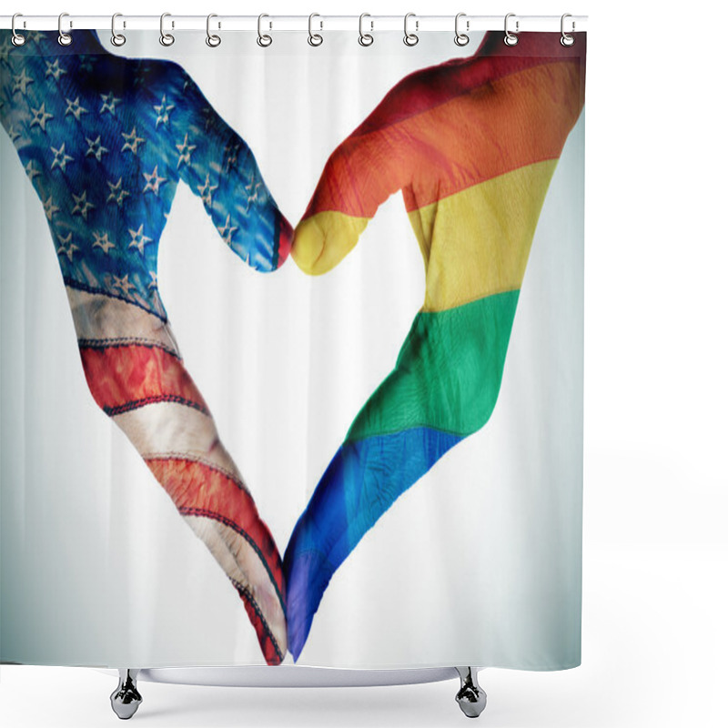 Personality  Legalization Of The Same-sex Marriage In The United States Shower Curtains