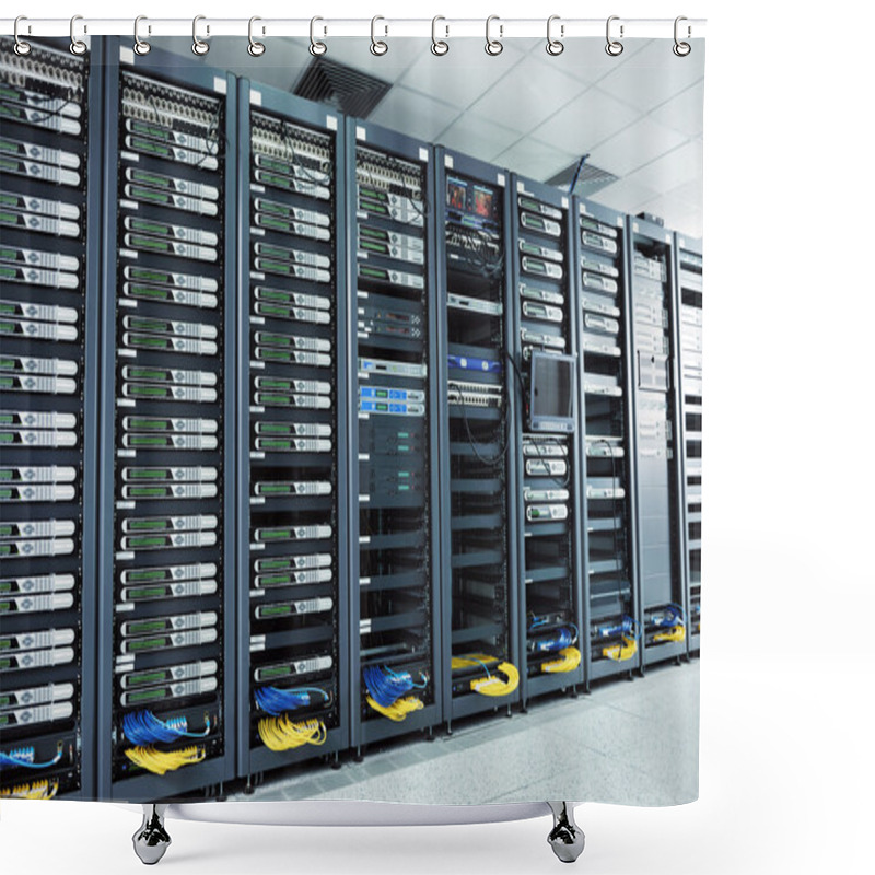 Personality  Network Server Room Shower Curtains