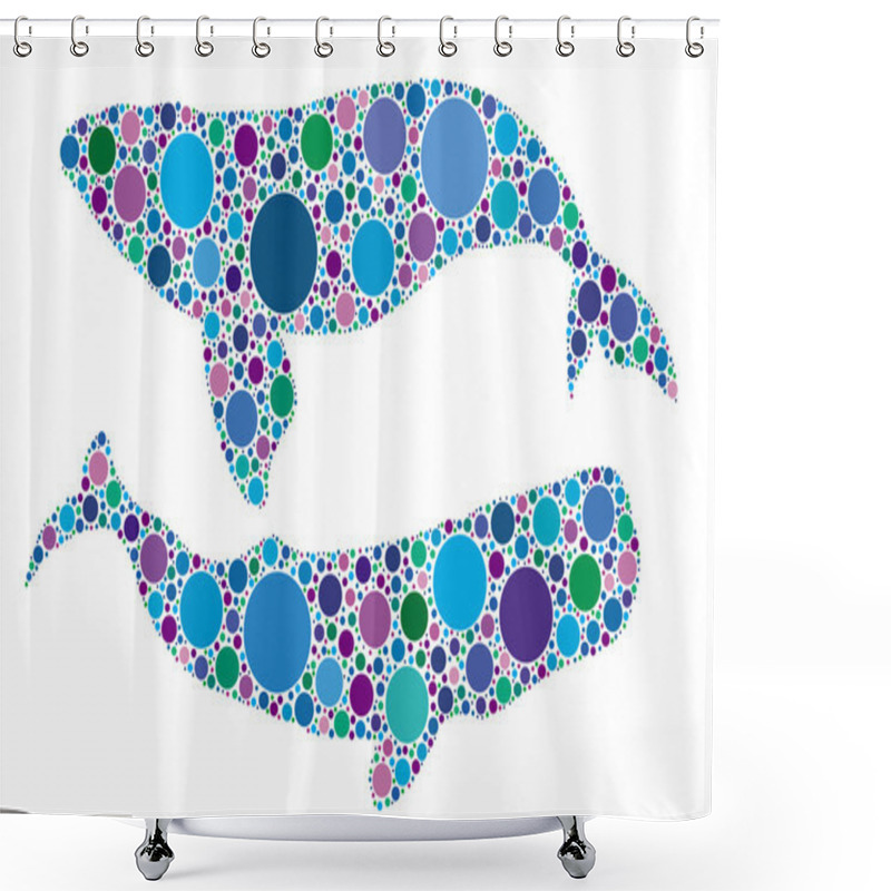 Personality  Whales Shower Curtains