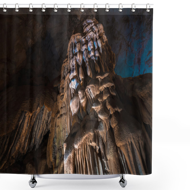 Personality  Illuminated Cave Named Paradise Shower Curtains