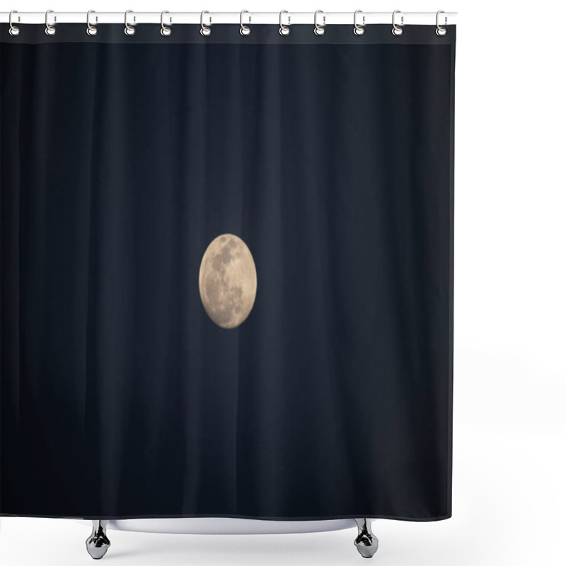 Personality  Full Moon At Night. Shower Curtains