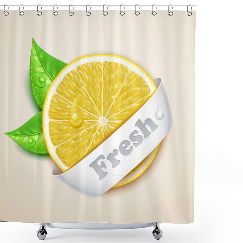 Personality  Fresh Lemon Shower Curtains