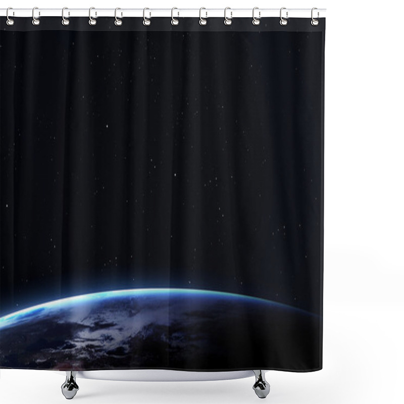 Personality  High Resolution Image Of Earth In Space. Elements Furnished By NASA Shower Curtains