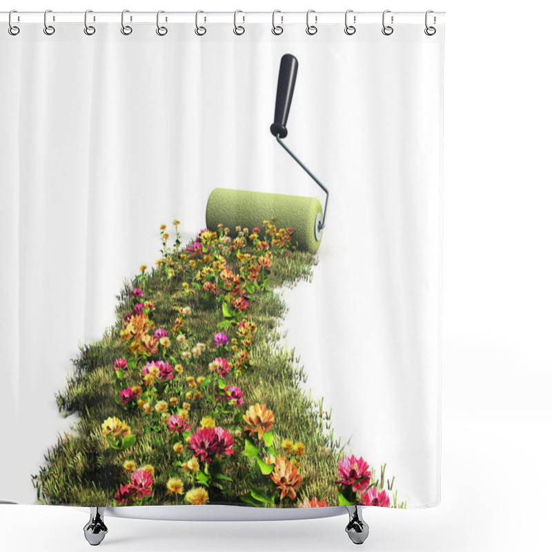 Personality  Ecological Concept Shower Curtains