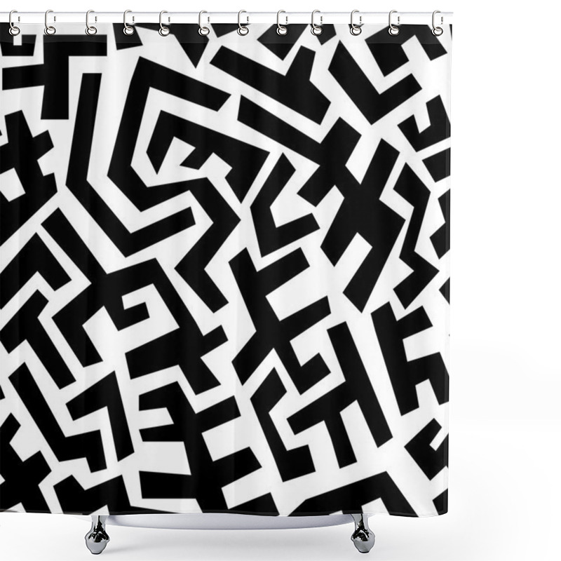 Personality  Seamless Pattern Shower Curtains