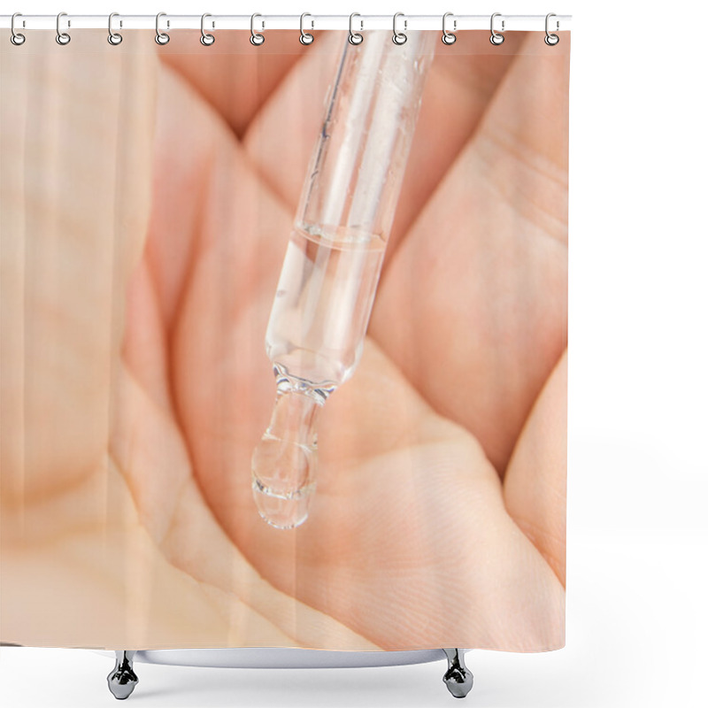 Personality  Last Drop Of Water Shower Curtains