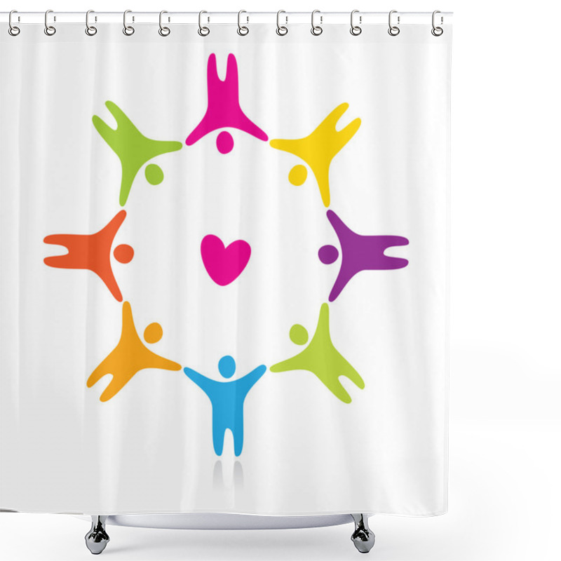 Personality  Sign-friendship-love Shower Curtains