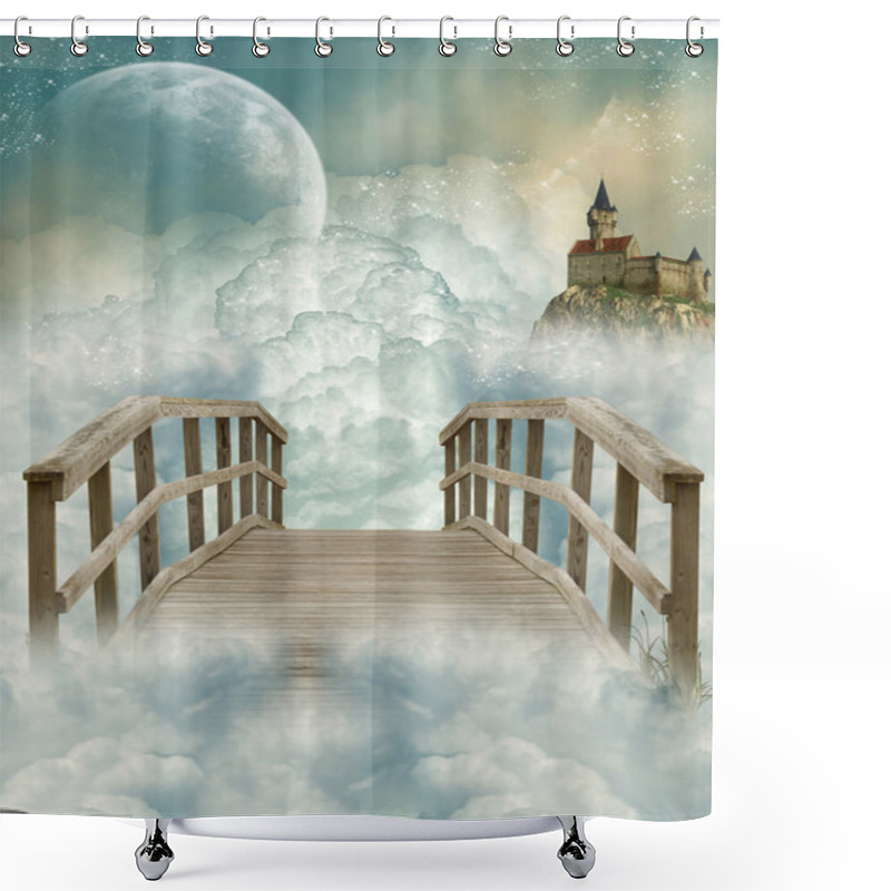 Personality  Fantasy Landscape Shower Curtains