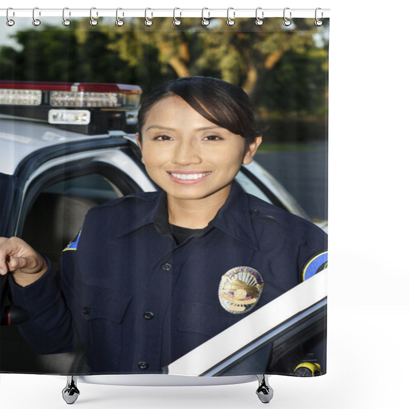 Personality  Police Officer Shower Curtains