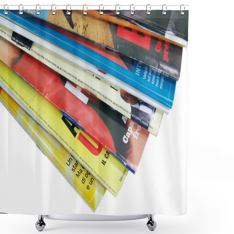 Personality  Magazines Shower Curtains