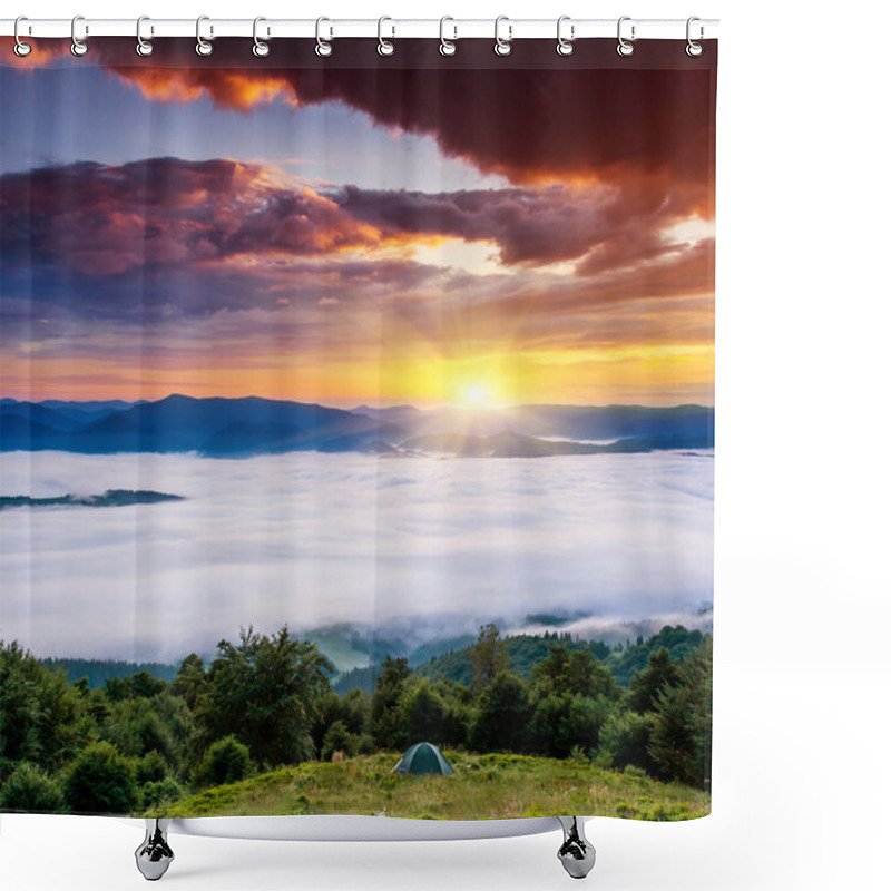 Personality  Sunset Shower Curtains