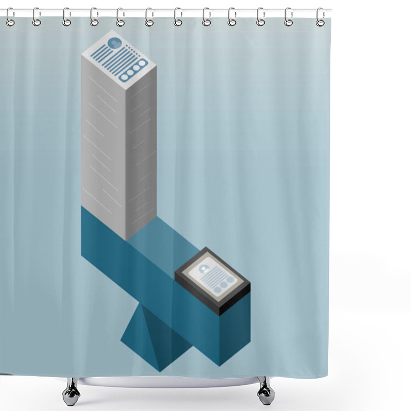 Personality  Resumes Transform With ATS (Applicant Tracking System) Vector Shower Curtains