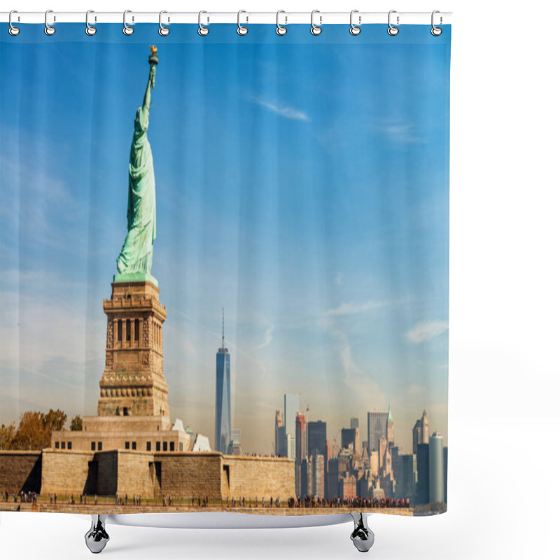 Personality  Magnificence Of Statue Of Liberty - New York City - USA Shower Curtains